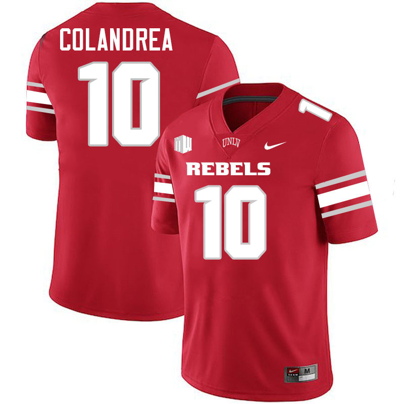 Anthony Colandrea UNLV Jersey,UNLV Rebels Football Uniforms,Jerseys,Gears-Scarlet